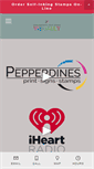 Mobile Screenshot of pepperdines.com